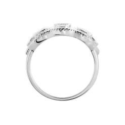 Histoire d'Or Bague Argent Blanc Boulonnaise Oxydes De Zirconium Outlet