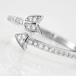 Histoire d'Or Bague Argent Blanc Caolan Oxydes De Zirconium Sale