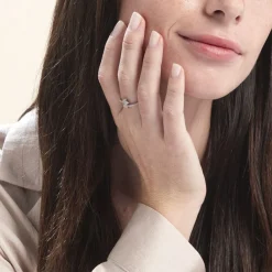 Histoire d'Or Bague Argent Blanc Caolan Oxydes De Zirconium Sale