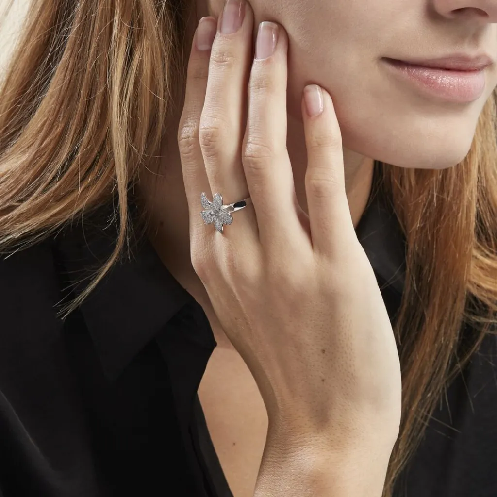 Histoire d'Or Bague Argent Blanc Catherine Oxydes De Zirconium Discount