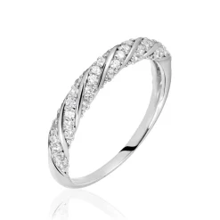 Histoire d'Or Bague Argent Blanc Clayton Oxydes De Zirconium Best