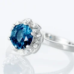 Histoire d'Or Bague Argent Blanc Clover Verre Oxydes De Zirconium New