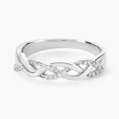 Histoire d'Or Bague Argent Blanc Cyriaca Oxydes De Zirconium Hot