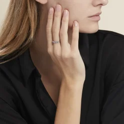 Histoire d'Or Bague Argent Blanc Cyriaca Oxydes De Zirconium Hot