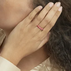 Histoire d'Or Bague Argent Blanc Samba Hot