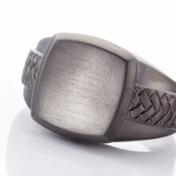 JOURDAN Bague Argent Noir Outlet