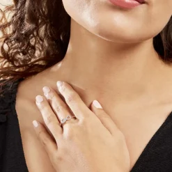 Histoire d'Or Bague Argent Solkem Glitter Best