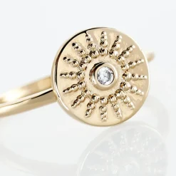 Histoire d'Or Bague Artea Plaqué Or Jaune Oxyde De Zirconium Best