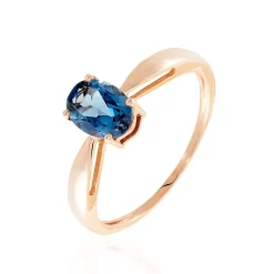 Histoire d'Or Bague Arzula Or Rose Topaze or rose topaze london blue Best
