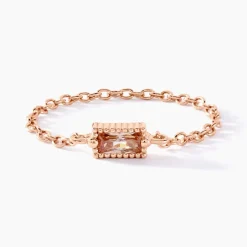 Histoire d'Or Bague Aselya Argent Rose Oxyde De Zirconium argent rose oxyde champagne