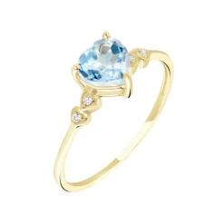 Histoire d'Or Bague Ashvin Or Jaune Topaze Et Oxyde Hot