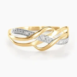 Histoire d'Or Bague Assa Or Jaune Diamants