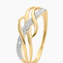 Histoire d'Or Bague Assa Or Jaune Diamants