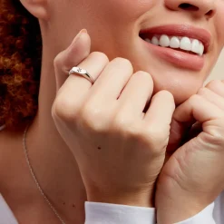 Histoire d'Or Bague Astre Precieux Argent Blanc Oxyde De Zirconium Sale