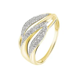 Histoire d'Or Bague Atlantide Or Jaune Diamant Sale