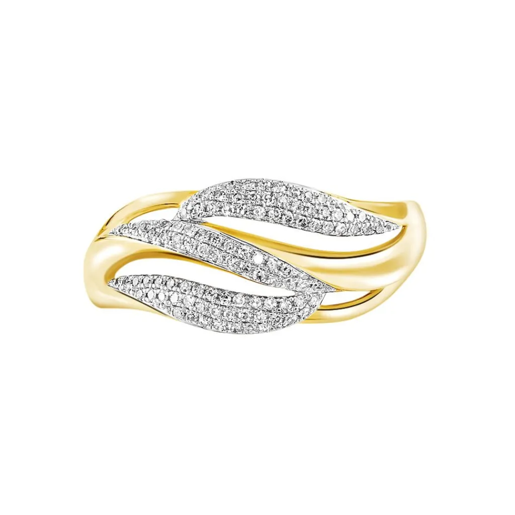 Histoire d'Or Bague Atlantide Or Jaune Diamant Sale