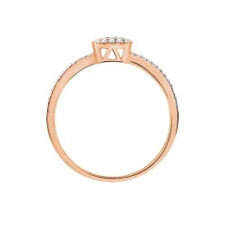 Histoire d'Or Bague Aude Or Rose Diamant Online