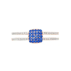 Histoire d'Or Bague Aude Or Rose Saphir Et Diamant Sale