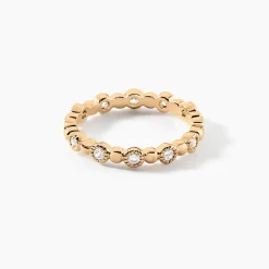 Histoire d'Or Bague Aura Plaque Or Jaune Oxyde De Zirconium