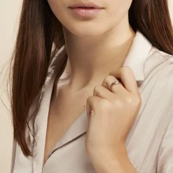 Histoire d'Or Bague Aurelianne Or Tricolore Diamant