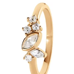 Histoire d'Or Bague Aurena Plaque Or Jaune Oxyde De Zirconium Online