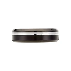 Histoire d'Or Bague Baldev Acier Bicolore New