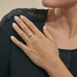 Histoire d'Or Bague Barbara Or Blanc Diamant Hot