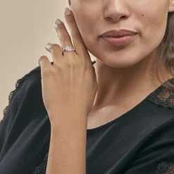 Histoire d'Or Bague Barbara Or Blanc Diamant Hot