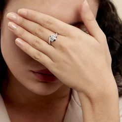 Histoire d'Or Bague Barbara Or Blanc Diamant New