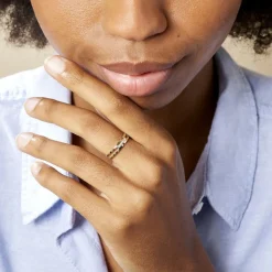 Histoire d'Or Bague Barrette Or Jaune Diamant Hot