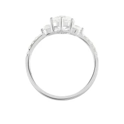 Histoire d'Or Bague Berata Or Blanc Oxyde De Zirconium Best