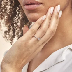 Histoire d'Or Bague Berata Or Blanc Oxyde De Zirconium Best