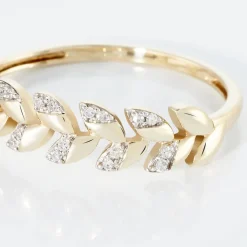 Histoire d'Or Bague Berinice Or Jaune Diamant Online