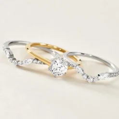 Histoire d'Or Bague Berlin Argent Bicolore Oxyde De Zirconium Sale