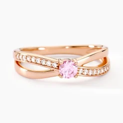 Histoire d'Or Bague Bertheline Argent Rose Oxyde De Zirconium argent rose oxyde rose Sale