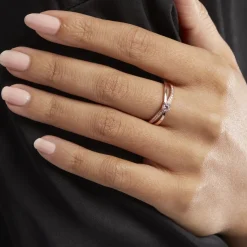 Histoire d'Or Bague Bertheline Argent Rose Oxyde De Zirconium argent rose oxyde rose Sale