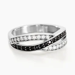 Histoire d'Or Bague Bethany Argent Blanc Oxyde De Zirconium