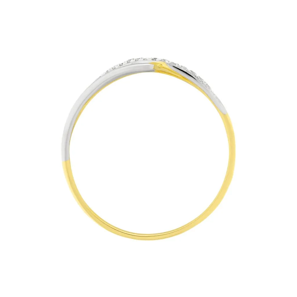 Histoire d'Or Bague Bodil Or Bicolore Diamant Discount