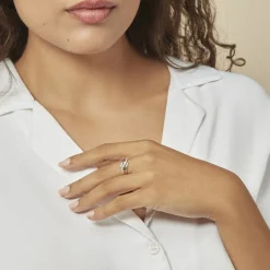 Histoire d'Or Bague Bodil Or Bicolore Diamant Discount