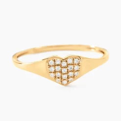 Histoire d'Or Bague Bomb Lover Or Jaune Oxyde De Zirconium Hot