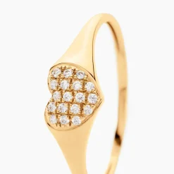 Histoire d'Or Bague Bomb Lover Or Jaune Oxyde De Zirconium Hot