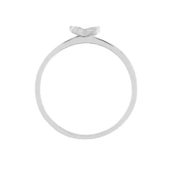 Histoire d'Or Bague Cadfan Argent Blanc Oxyde De Zirconium New