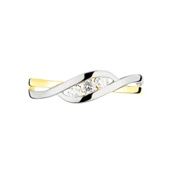 Histoire d'Or Bague Callie Or Bicolore Diamant Discount