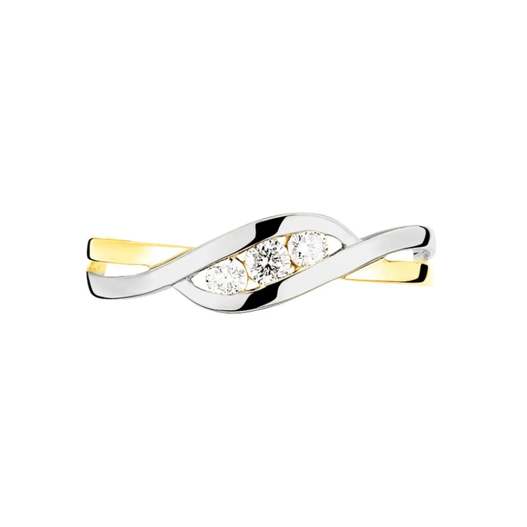 Histoire d'Or Bague Callie Or Bicolore Diamant Discount