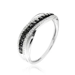 Histoire d'Or Bague Calliste Or Blanc Diamant Hot