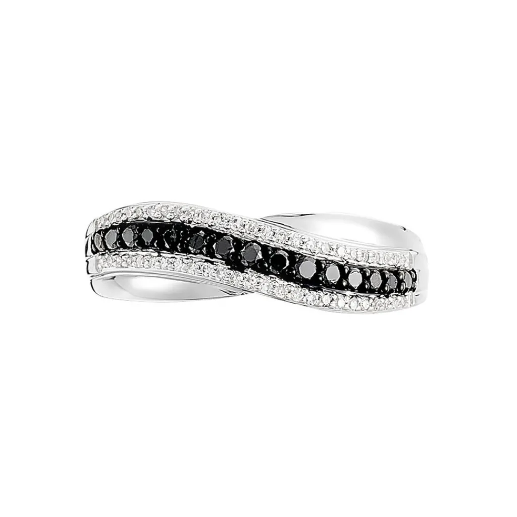 Histoire d'Or Bague Calliste Or Blanc Diamant Hot