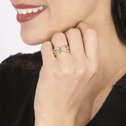 Histoire d'Or Bague Callistine Or Jaune Diamant