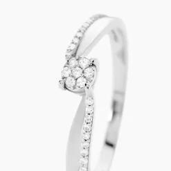 Histoire d'Or Bague Callysta or blanc diamant Discount