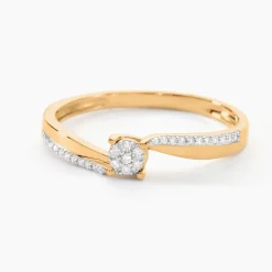 Histoire d'Or Bague Callysta or jaune diamant Clearance