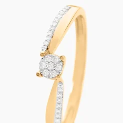 Histoire d'Or Bague Callysta or jaune diamant Clearance